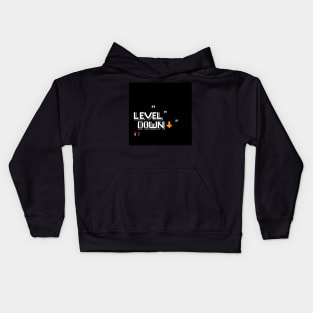 Level Down: Scary Games Kids Hoodie